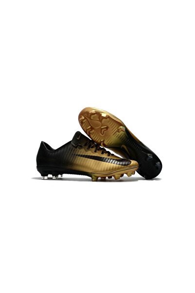 Nike MERCURIAL VAPOR XI FG SOCCER CLEATS GOLD BLACK