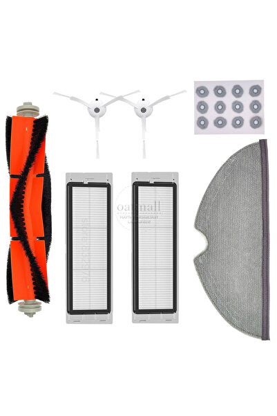 NO BRAND مناسب لمجموعة ملحقات فرشاة وفلتر مكنسة روبوت شاومي روبوروك S50 S5