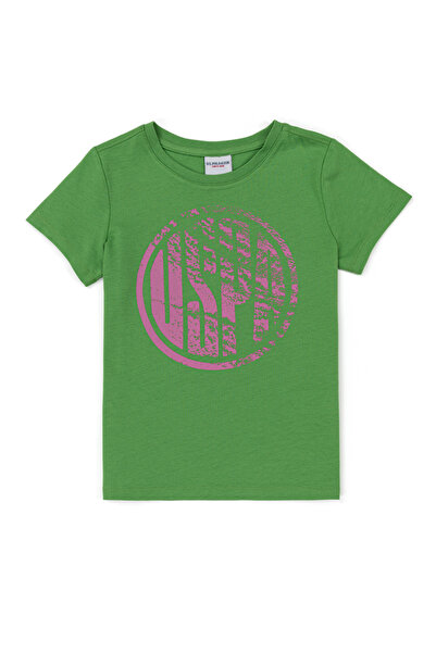 U.S. Polo Assn. Children's Green Crew Neck T-Shirt 50247353-Vr020