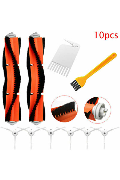 NO BRAND مناسب لفرش مكنسة روبوروك S5 S6 ماكس S50 S51 S55 S6 بيور