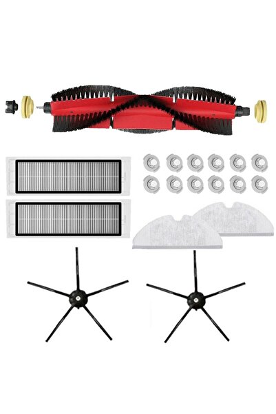 NO BRAND مناسب لقطعة قماش الممسحة، وفرشاة جانبية للفلتر، ومناسب لأجهزة روبورو...