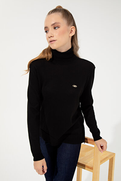 U.S. Polo Assn. Women's Black Basic Sweater 50251997-Vr046