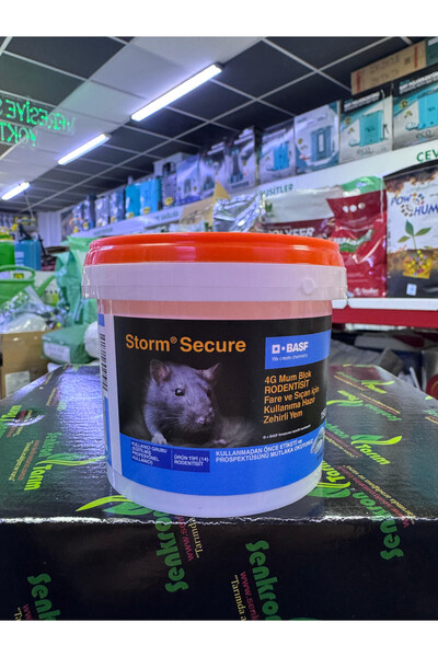 Storm BASF SECURE MUM BLOK KOVA (FARE VE SIÇANLAR İÇİN ZEHİRLİ YEM BADEM) 150 gr