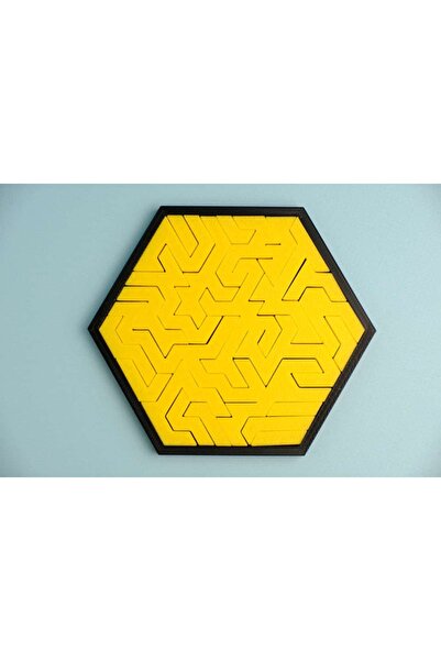 Generic Brand Hexagon Geometric Tray Puzzle, Challenging and Fun Puzzle Enjoy...
