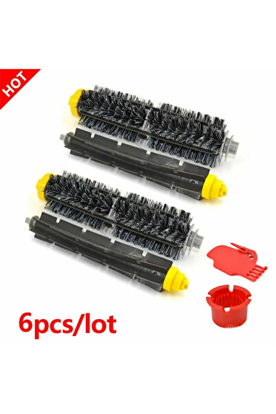 NO BRAND مجموعة قطع غيار متوافقة مع ملحقات روبوت التنظيف iRobot Roomba من سلس...