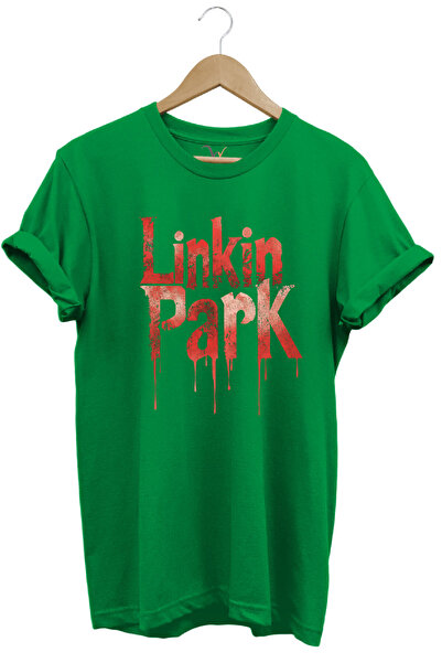 WİDİ Linkin Park Music Group Rock Metal Printed Punk Design Basic Regular Fit...
