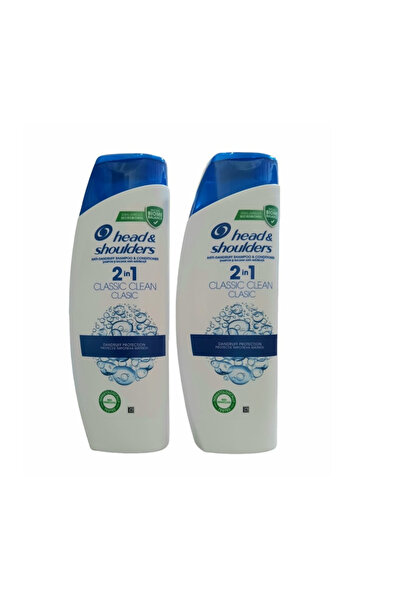 Head & Shoulders Set of 2 x Head&Shoulders Classic Clean 2-in-1 anti-dandruff...