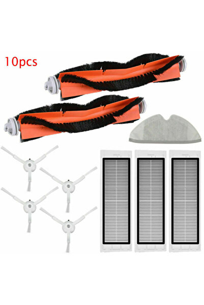 NO BRAND مناسب لفرش مكنسة روبوروك S5 S6 ماكس S50 S51 S55 S6 بيور