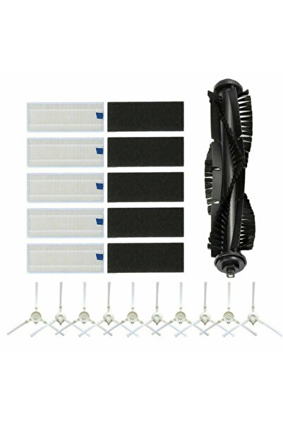 NO BRAND قطع غيار مكنسة كهربائية 360 S6 Sweeper: فرشاة رئيسية/جانبية، فلتر، م...