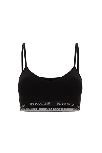 U.S. Polo Assn. Women's Black Underwear Top 50260953-Vr046