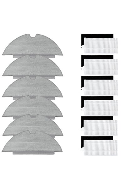 NO BRAND مناسب لروبوت التنظيف Eufy RoboVac L35، طقم فلتر بديل، قطعة غيار للمك...