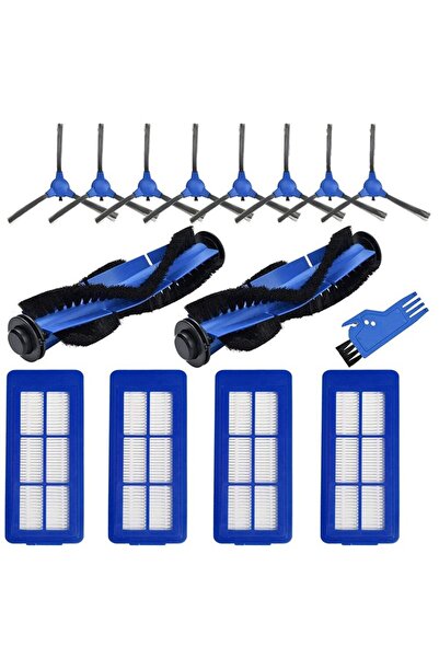 NO BRAND مناسب لمجموعة فلاتر الفرشاة البديلة، مناسب لـ Eufy RoboVac 11S Max 1...