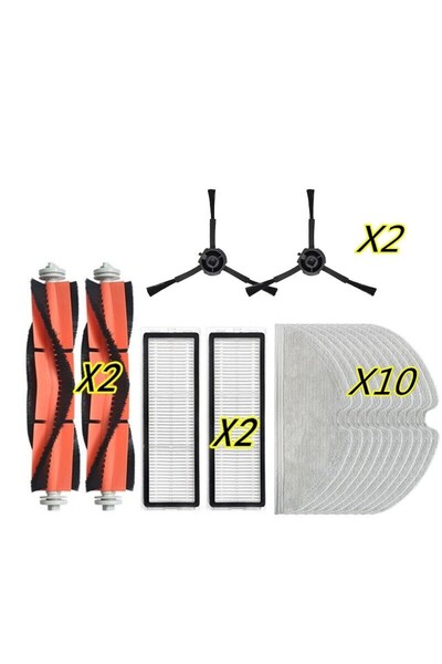 NO BRAND مناسب للملحقات المتوافقة، مناسب لقطع غيار مكنسة Mi Robot Vacuum-Mop2...