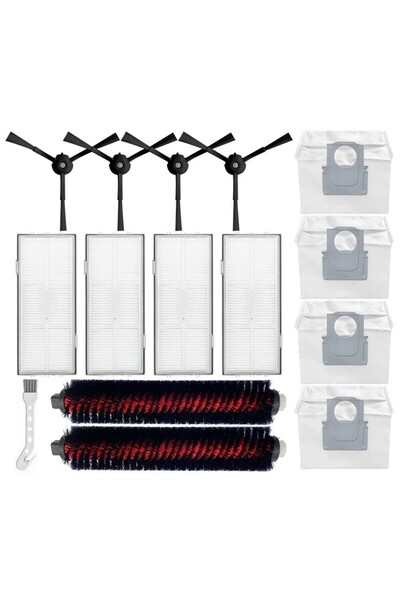 NO BRAND مناسب للفرشاة الرئيسية، ومناسب للمكانس الروبوتية روبوروك S8 برو ألتر...