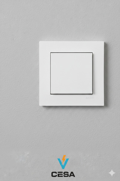 cesaa elektirik exen karell beyaz anahtar ışık anahtarı anahtar çerçevesiz sı...