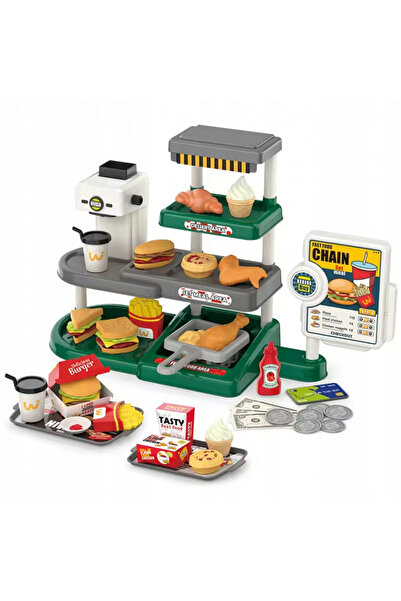 Matadi Playset for children Mini Fast food and cafe Matadi, realistic express...