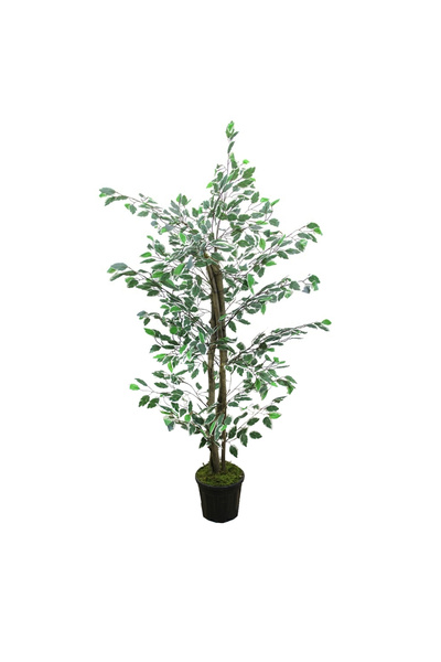Dekorsende Yapay Alacalı Benjamin Ağacı 130 cm