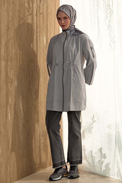 Setrms Yüksek Yakalı Stoperli Kap