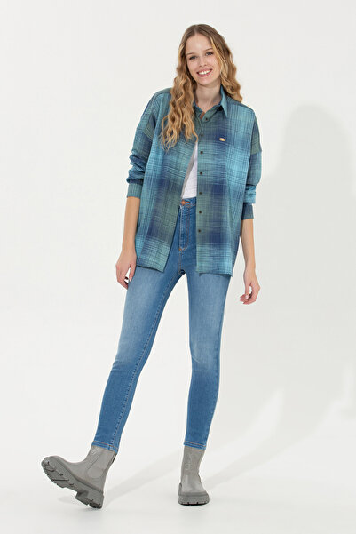 U.S. Polo Assn. Women's Green Long Sleeve Shirt 50256989-Vr054