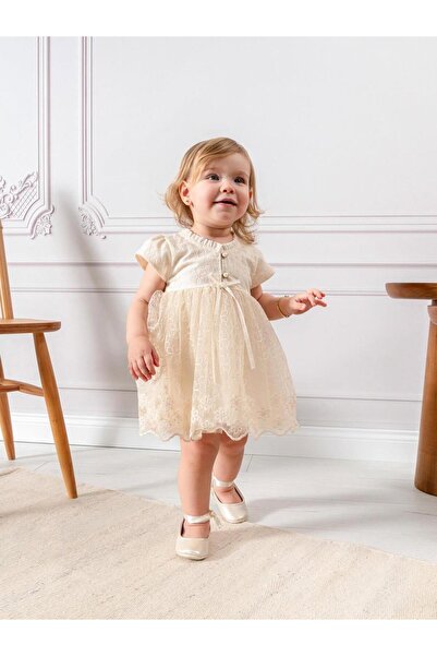 limebabies Noynoy Baby Girl 9-24 Months Skirt Embroidered Dress
