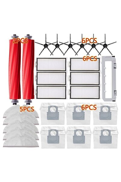 NO BRAND Suitable for Roborock Q7 Max / Max+ /T8 vacuum cleaner Main side bru...