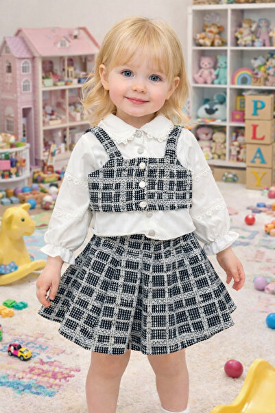 SANTRALBEBE Комплект пола и блуза за момичета