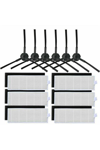 NO BRAND مناسب لاستبدال فرشاة الجانب لفلتر HEPA، ومناسب لقطع غيار مكنسة الروب...