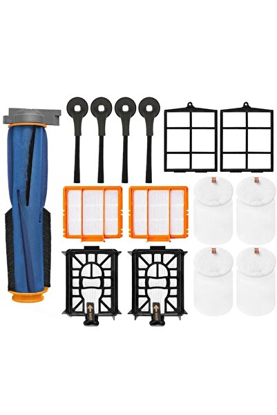 NO BRAND مناسب لمجموعة الفرشاة الرئيسية للمكنسة الكهربائية الروبوتية Shark AI...