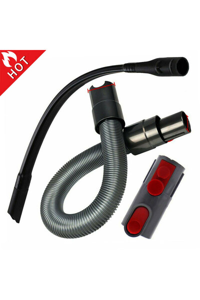 NO BRAND مناسب لمجموعة أدوات تنظيف الشقوق المرنة + محول + خرطوم. مناسب لأجهزة...