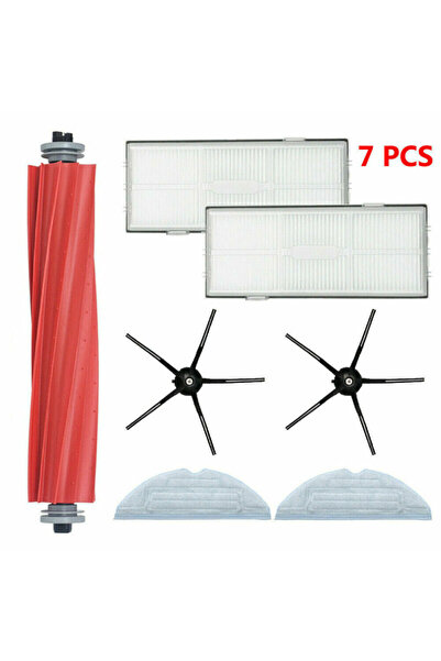 NO BRAND مناسب لفلتر الفرشاة الرئيسية، مناسب لملحقات روبوت روبوروك S7 ماكسف أ...