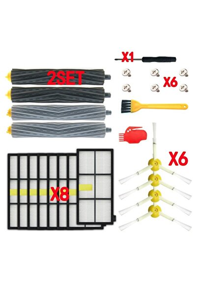 NO BRAND طقم قطع غيار بديلة لسلسلة روبوت التنظيف iRobot Roomba 800 860 865 86...