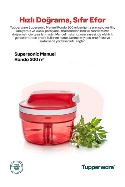 Tupperware rondo supersonic
