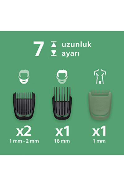 Philips 5000 Serisi 11in1, Erkek Bakım Seti, Yüz/Saç/Vücut Tıraş Makinesi, Islak /Kuru Kullanım, MG5932/15