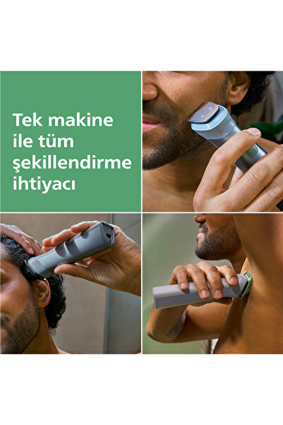 Philips 5000 Serisi 11in1, Erkek Bakım Seti, Yüz/Saç/Vücut Tıraş Makinesi, Islak /Kuru Kullanım, MG5932/15