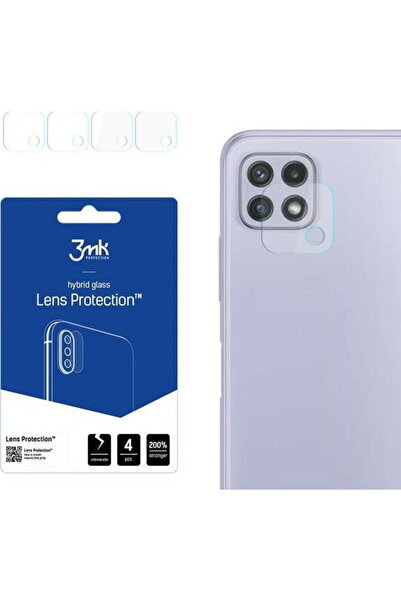 3MK Szkło hybrydowe na obiektyw aparatu Protecție lentile Samsung Galaxy A22 ...