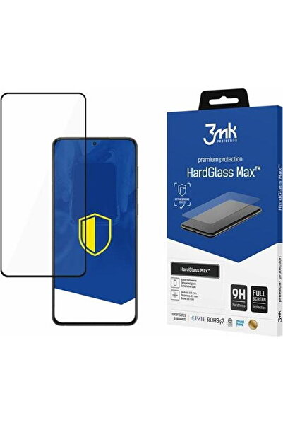 3MK Szkło hartowane HardGlass Max Samsung Galaxy S22+ Plus czarne