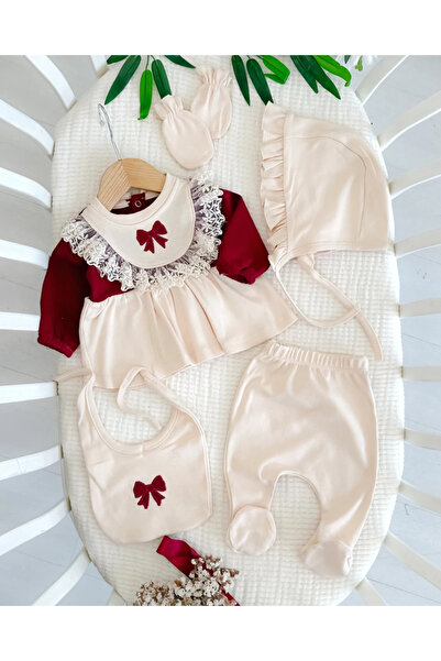 hümabebe طقم هوما فيونك غيبور الفاخر للمواليد الجدد مكون من 5 قطع للخروج من ا...