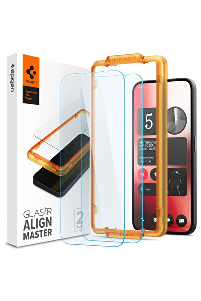 Spigen Folie pentru Nothing Phone (2a) (set 2) - Glas.TR Align Master - Clear
