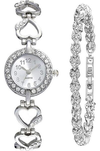 Arabest Luxury Women's Diamond Bracelet Watch - Stylish Skeleton Stainless St...