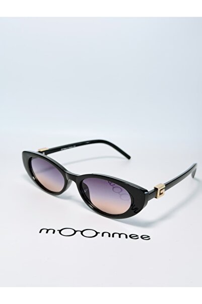 MOONMEE GUXXE Kadın / Kız Cat Eye siyah çok renkli Güneş Gözlüğü