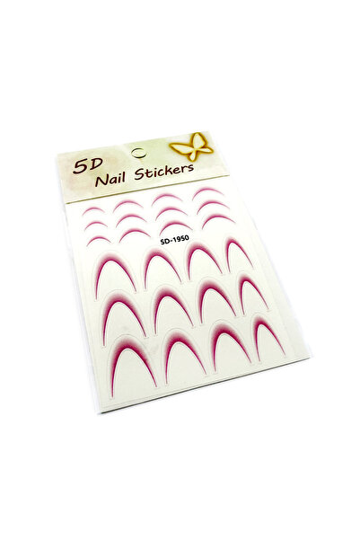 global fashion Stickere tip slider design french-ombré #1950
