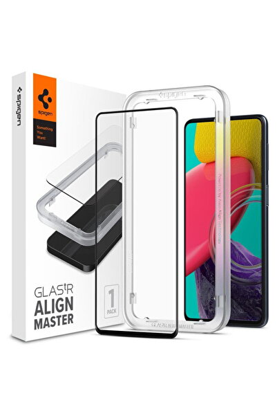 Spigen STICLĂ TEMPERATĂ ALM GLASS FC GALAXY M53 5G NEGRU
