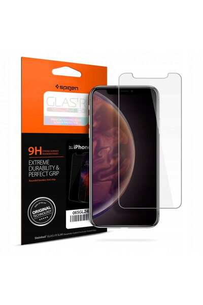Spigen Folie pentru iPhone X / XS / 11 Pro - Glas.tR Slim - Clear
