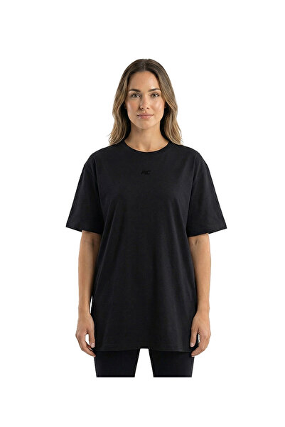 MUSCLECLOTH Training Kadın Oversize T-Shirt Siyah