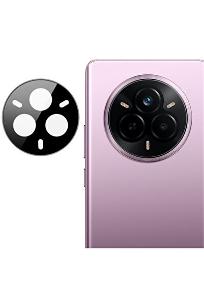 Techsuit Folie Camera pentru Realme 14 Pro - Full Camera Glass - Black