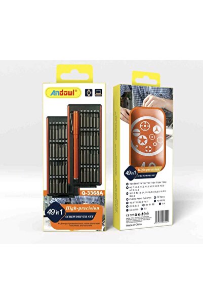 Andowl Σετ κατσαβιδιών ακριβείας 49 σε 1 – Επαγγελματικό κιτ για ηλεκτρονικά ...