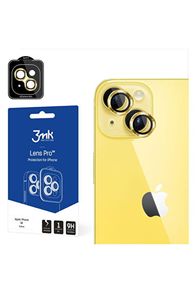 3MK Apple iPhone 14 - Protecție Lentilă Pro Galbenă