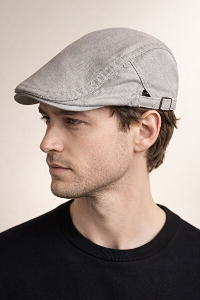Külah Clean Form Flat Cap – Urban Ash Buckle Cap