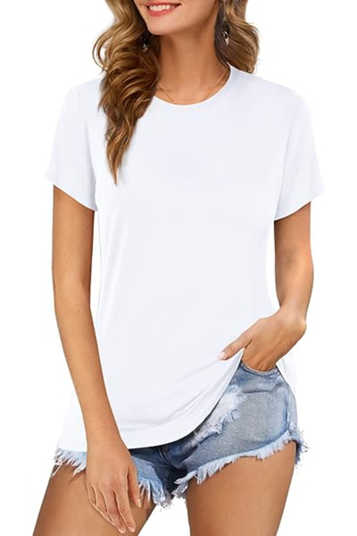 Beluring Women's summer T-shirt, white S