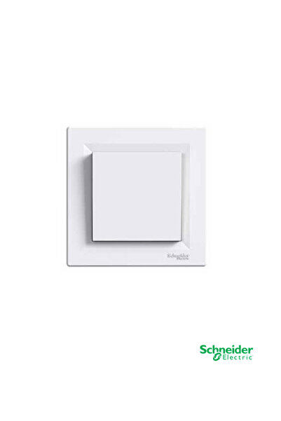 Schneider Electric Schneider Asfora Beyaz Tekli Anahtar Çerçeve Dahil